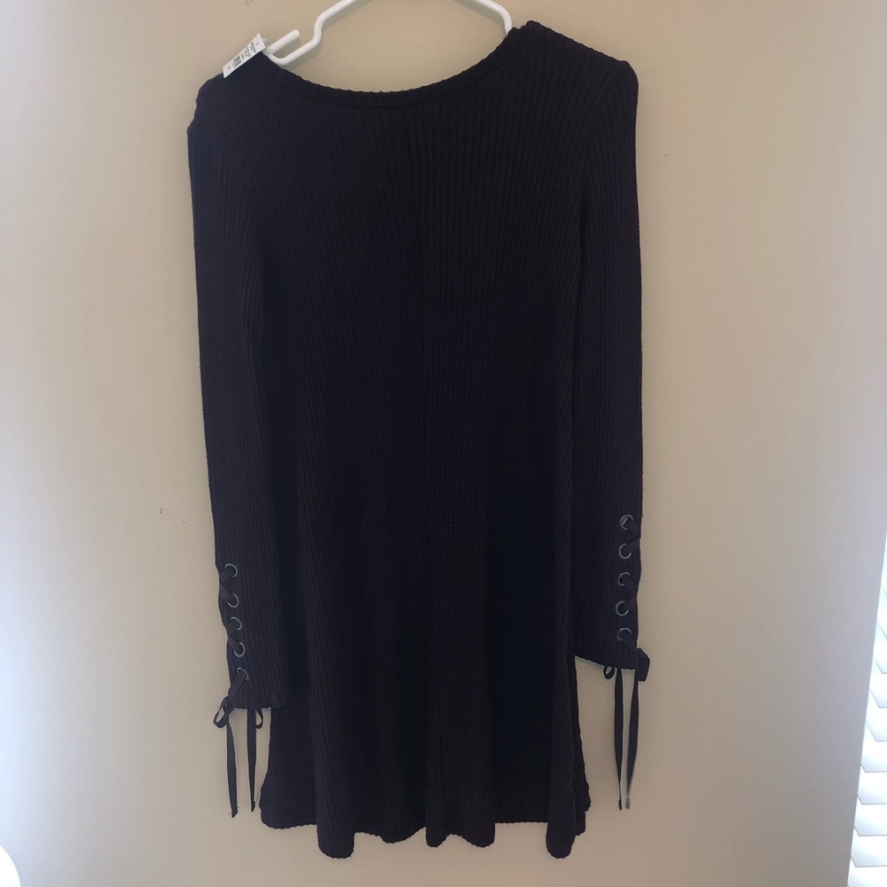 NWT American Eagle Maroon Soft and Sexy Plush Dress - Picture 6 of 9